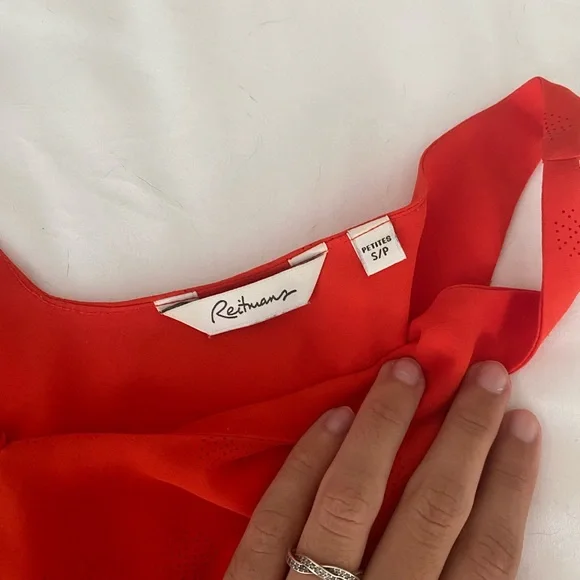 Flowy orange cami - Picture 3 of 3